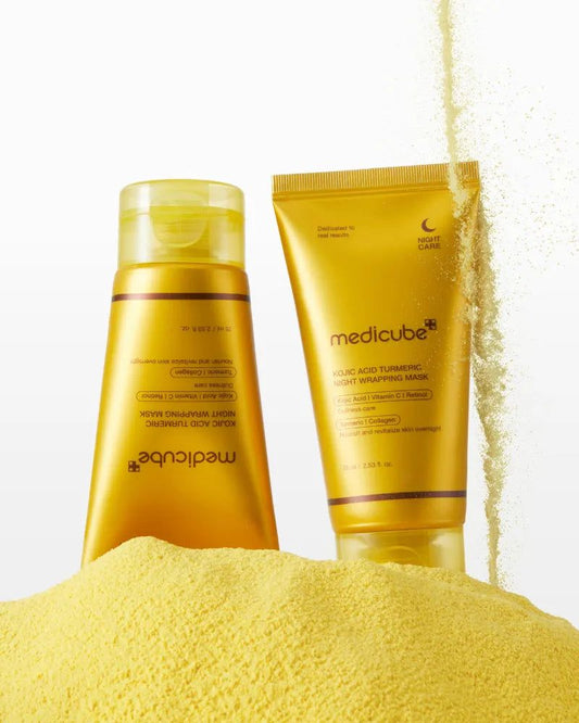 Medicube Kojic Acid Turmeric Night Wrapping Mask – Brightening & Overnight Skin Repair