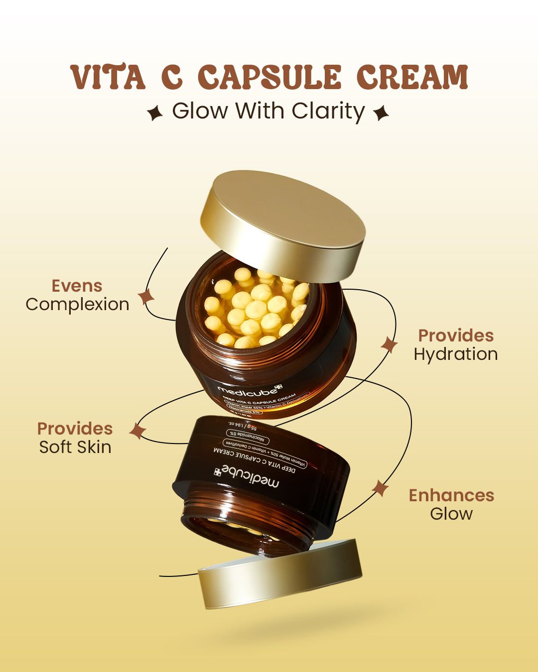 Medicube Vita C Capsule Cream 55g – Bright Skin Boost